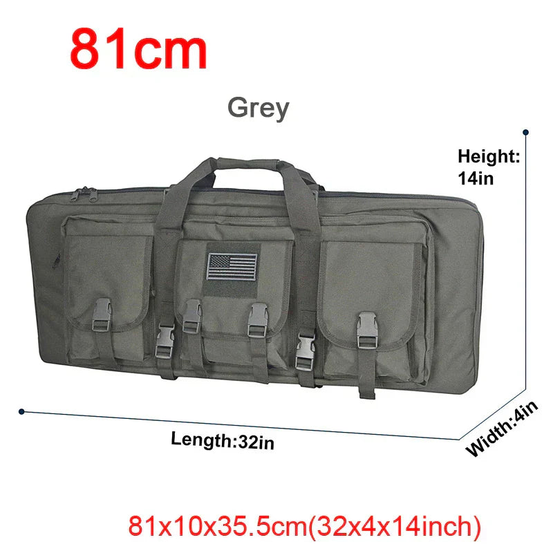 Gun Case and Tactical Backpack for Two Rifles