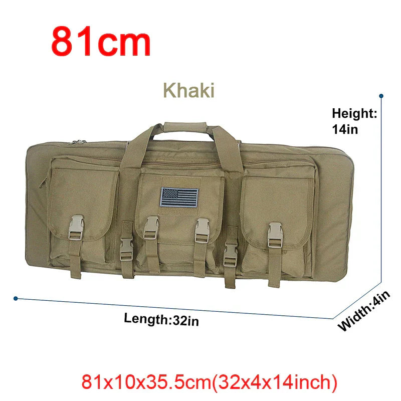 Gun Case and Tactical Backpack for Two Rifles