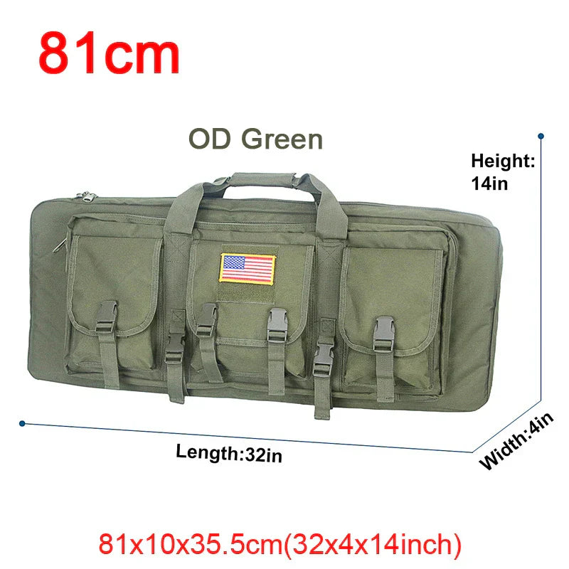 Gun Case and Tactical Backpack for Two Rifles