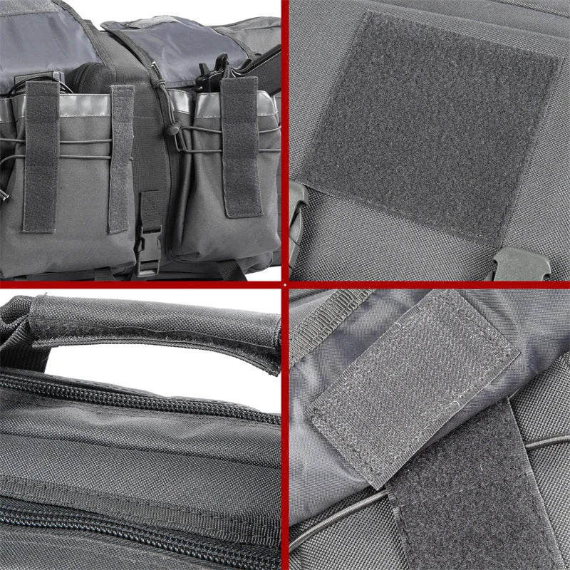 Gun Case and Tactical Backpack for Two Rifles
