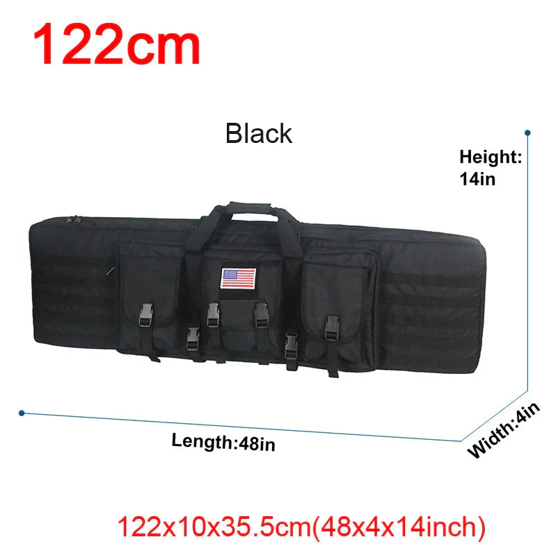 Gun Case and Tactical Backpack for Two Rifles