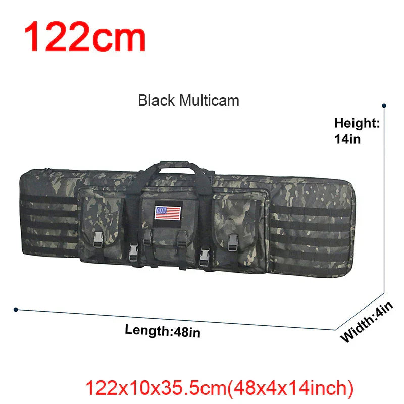 Gun Case and Tactical Backpack for Two Rifles