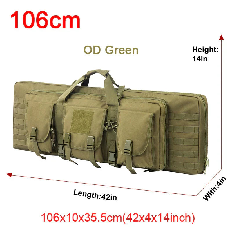 Gun Case and Tactical Backpack for Two Rifles