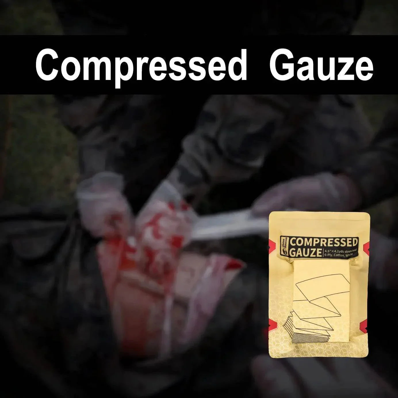 Outdoor Survival First Aid Kit - Tactical Emergency Trauma IFAK