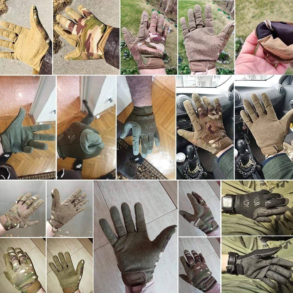 Full Finger Tactical Gloves for Outdoor and Military Use