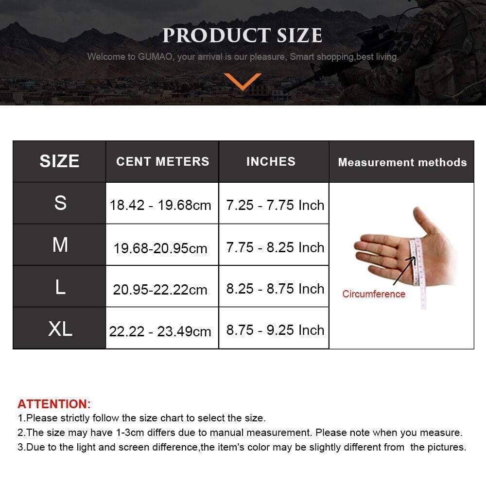 Full Finger Tactical Gloves for Outdoor and Military Use