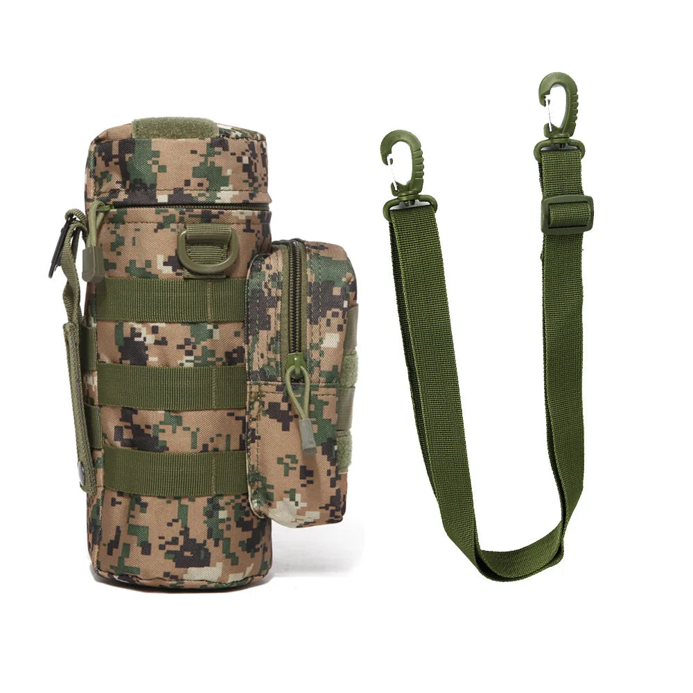 Insulated Water Bottle Holder with MOLLE Tactical Attachments