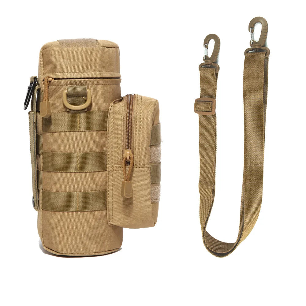 Insulated Water Bottle Holder with MOLLE Tactical Attachments