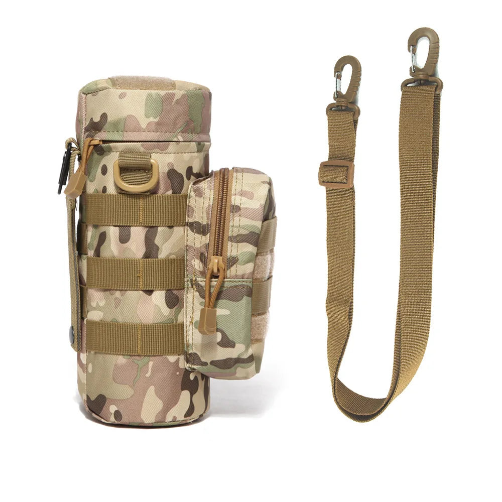 Insulated Water Bottle Holder with MOLLE Tactical Attachments