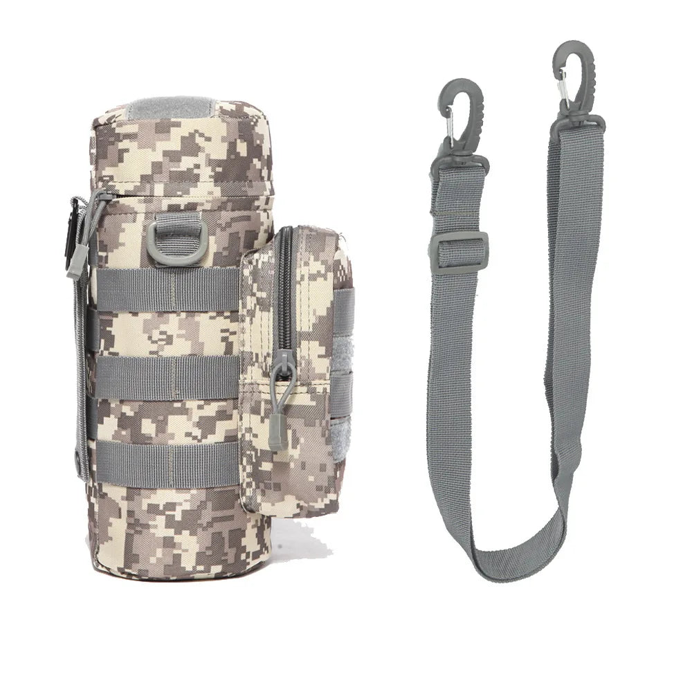 Insulated Water Bottle Holder with MOLLE Tactical Attachments