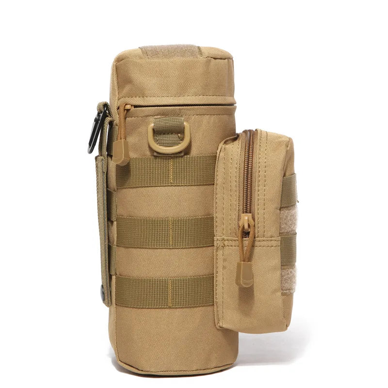 Insulated Water Bottle Holder with MOLLE Tactical Attachments