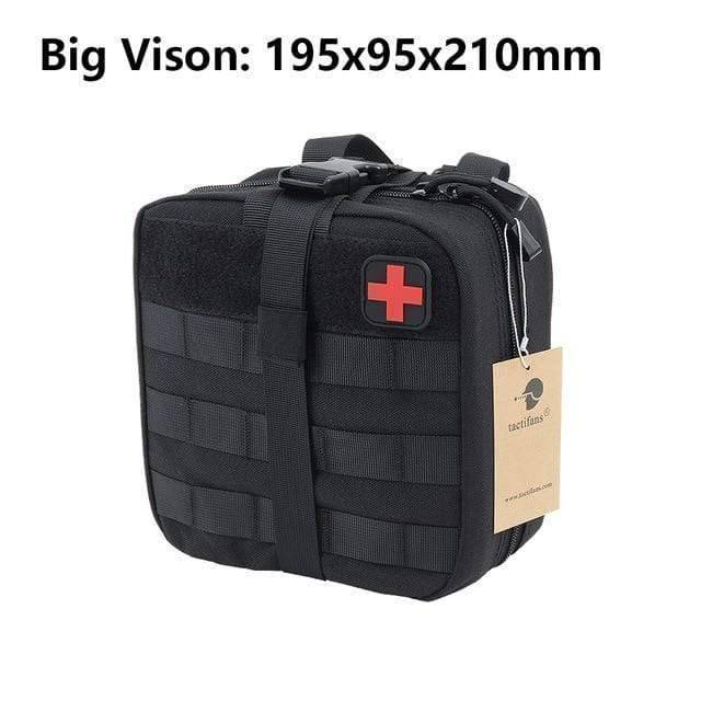 Outdoor Survival First Aid Pouch with Tactical MOLLE System