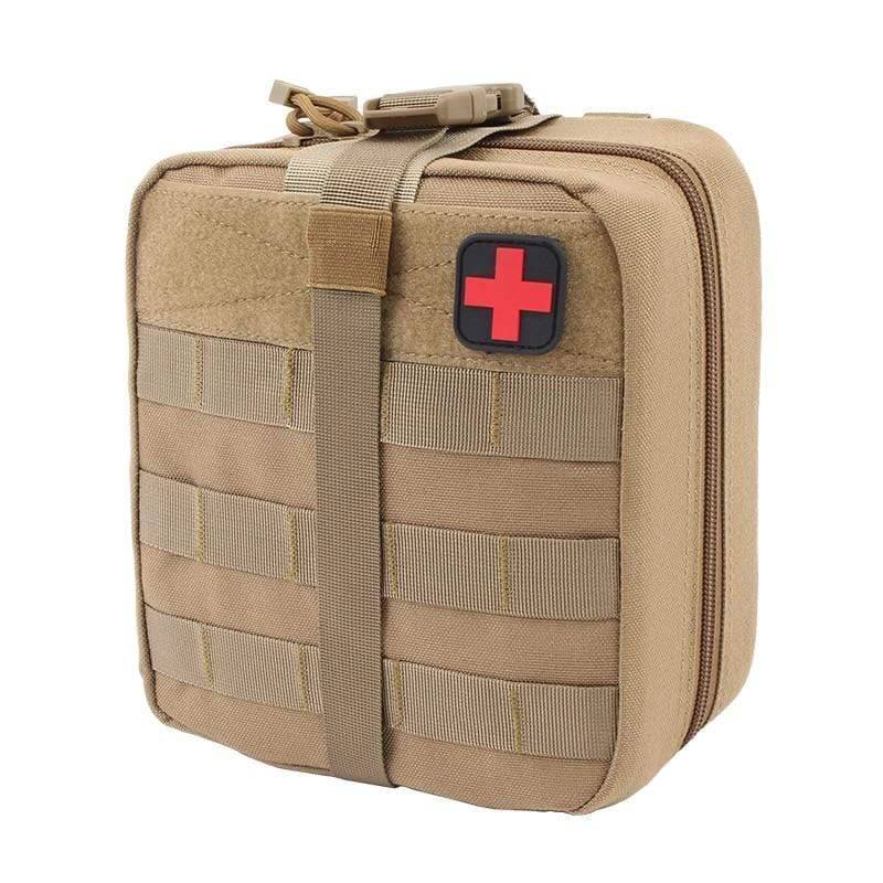Outdoor Survival First Aid Pouch with Tactical MOLLE System