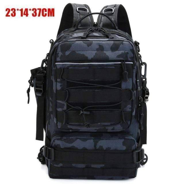 Fishing Tackle Storage Bag with Multiple Pockets for Tactical Use