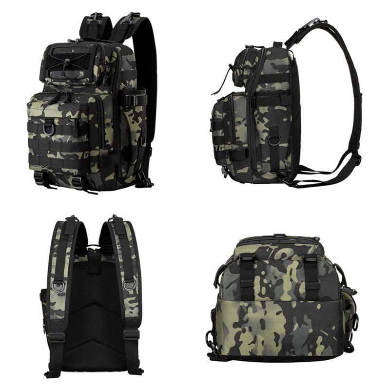 Fishing Tackle Storage Bag with Multiple Pockets for Tactical Use