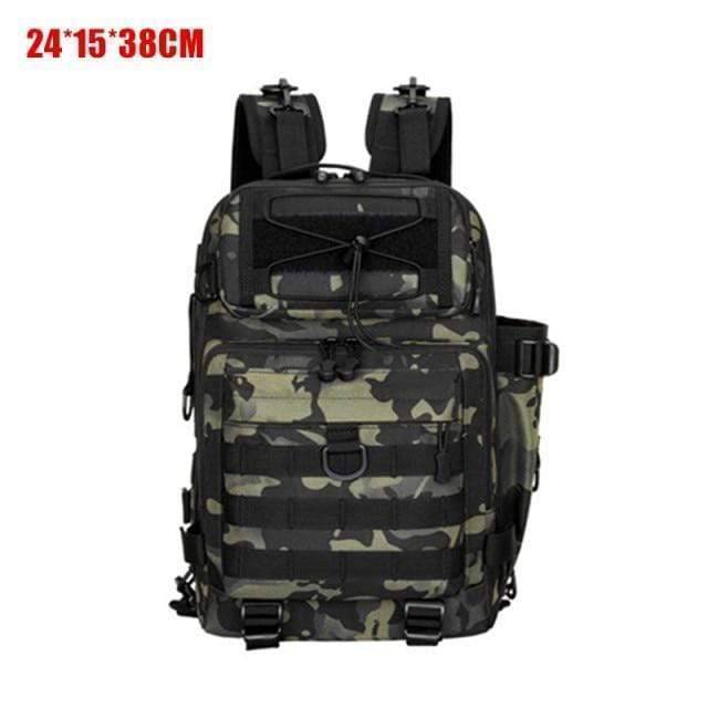 Fishing Tackle Storage Bag with Multiple Pockets for Tactical Use
