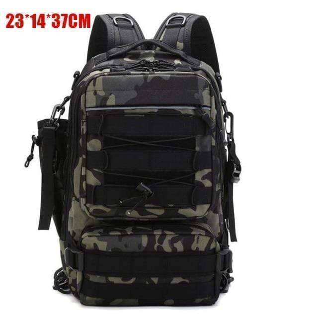 Fishing Tackle Storage Bag with Multiple Pockets for Tactical Use