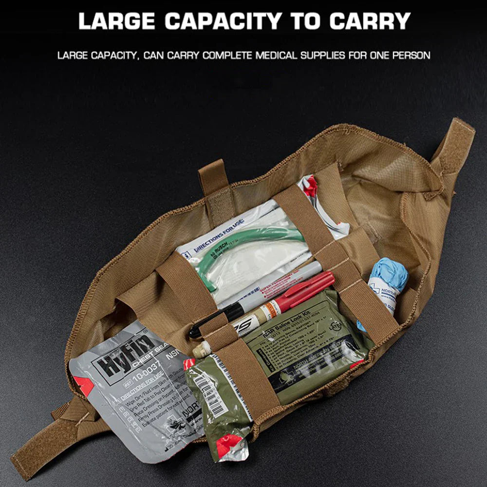 IFAK Pouch for EMT - Roll-Up Design with MOLLE Attachment