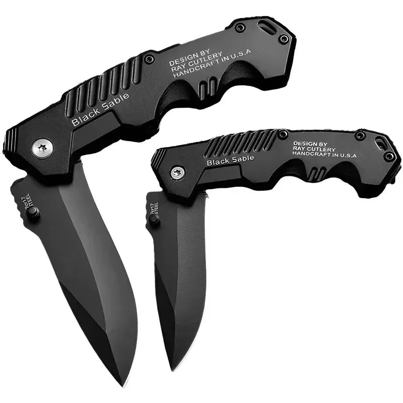Folding Pocket Knife in Stainless Steel for Tactical Use