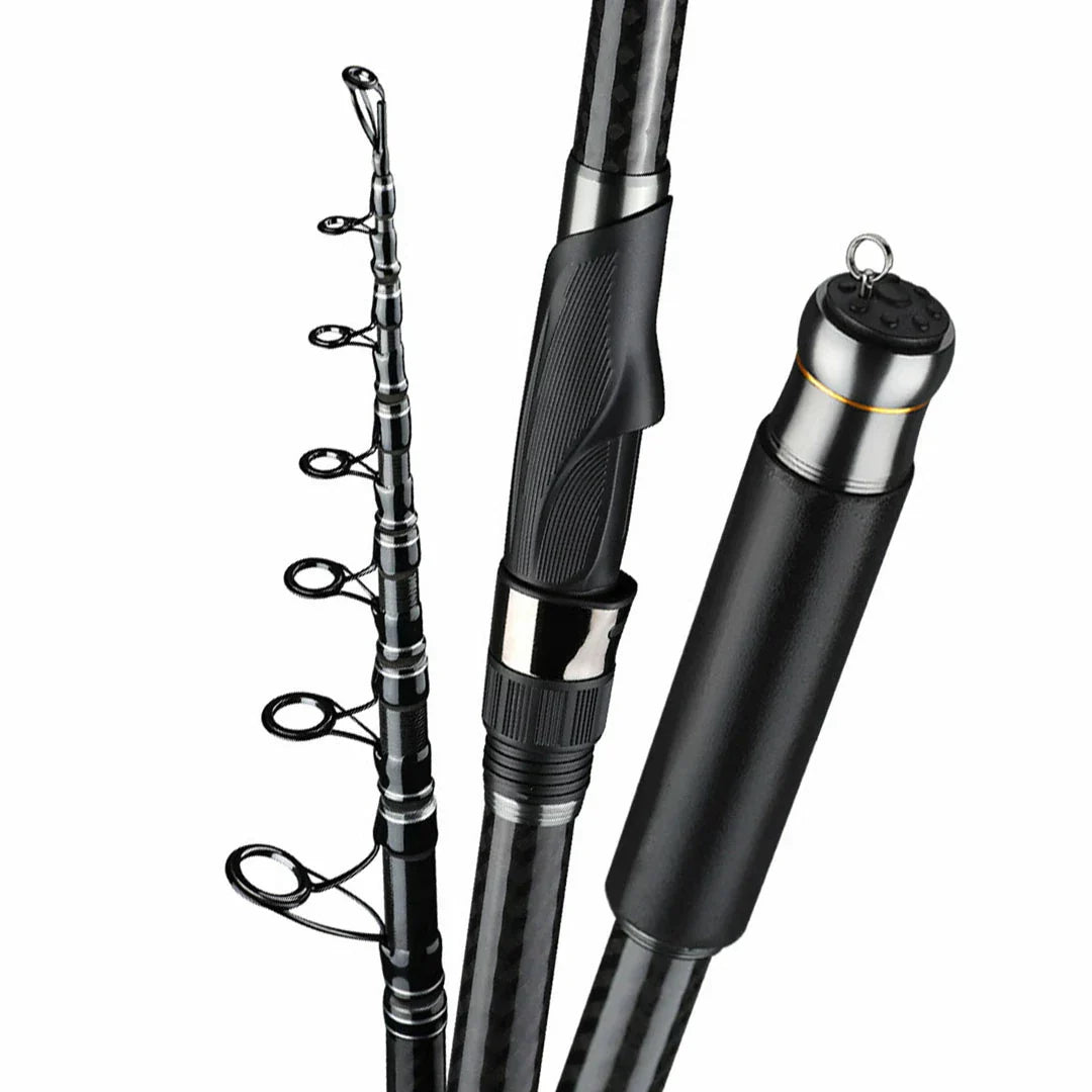Carbon Fiber Fishing Rod with Telescopic Design