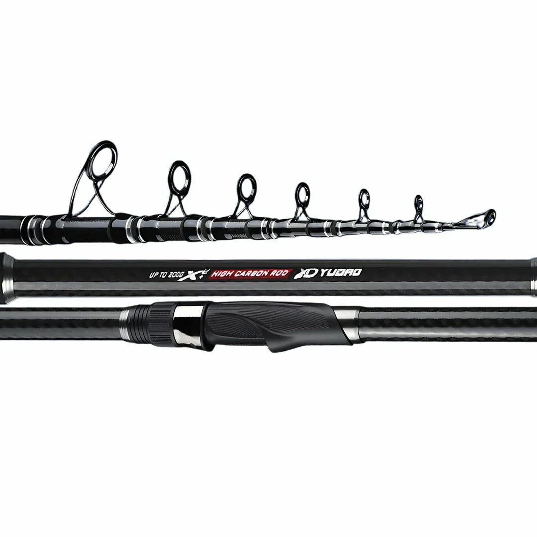 Carbon Fiber Fishing Rod with Telescopic Design