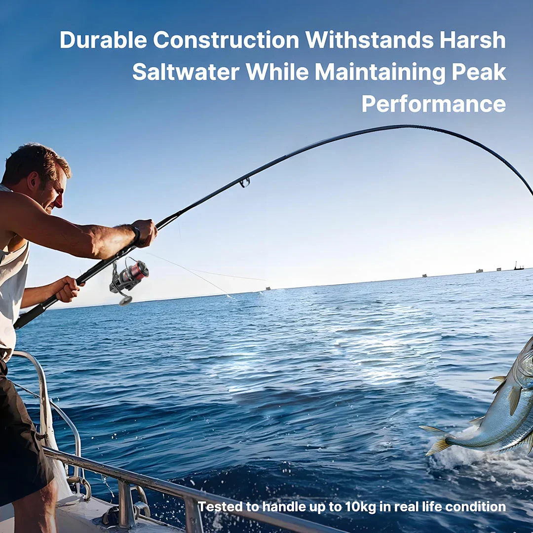 Carbon Fiber Fishing Rod with Telescopic Design