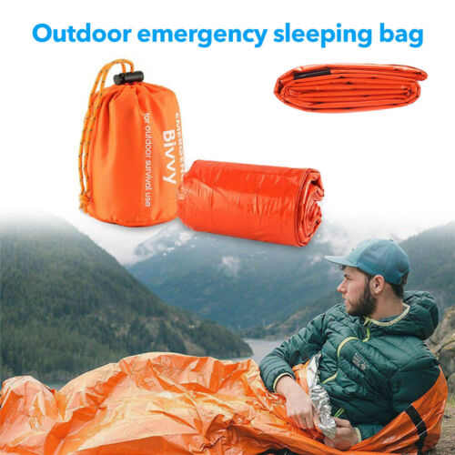 Emergency Sleeping Bag for Survival in Outdoor Conditions