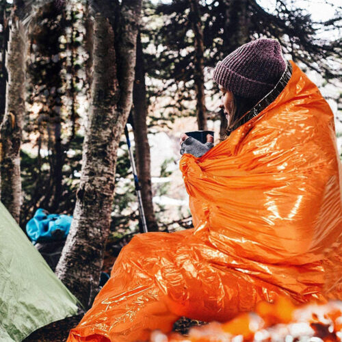 Emergency Sleeping Bag for Survival in Outdoor Conditions