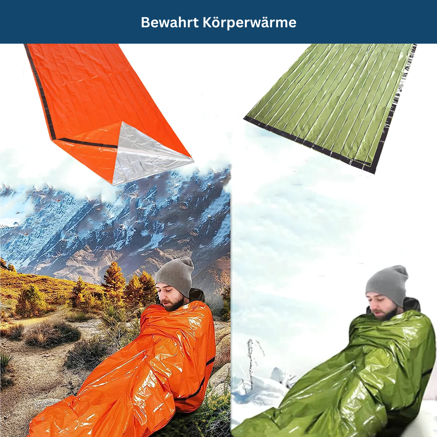 Emergency Sleeping Bag for Thermal Protection