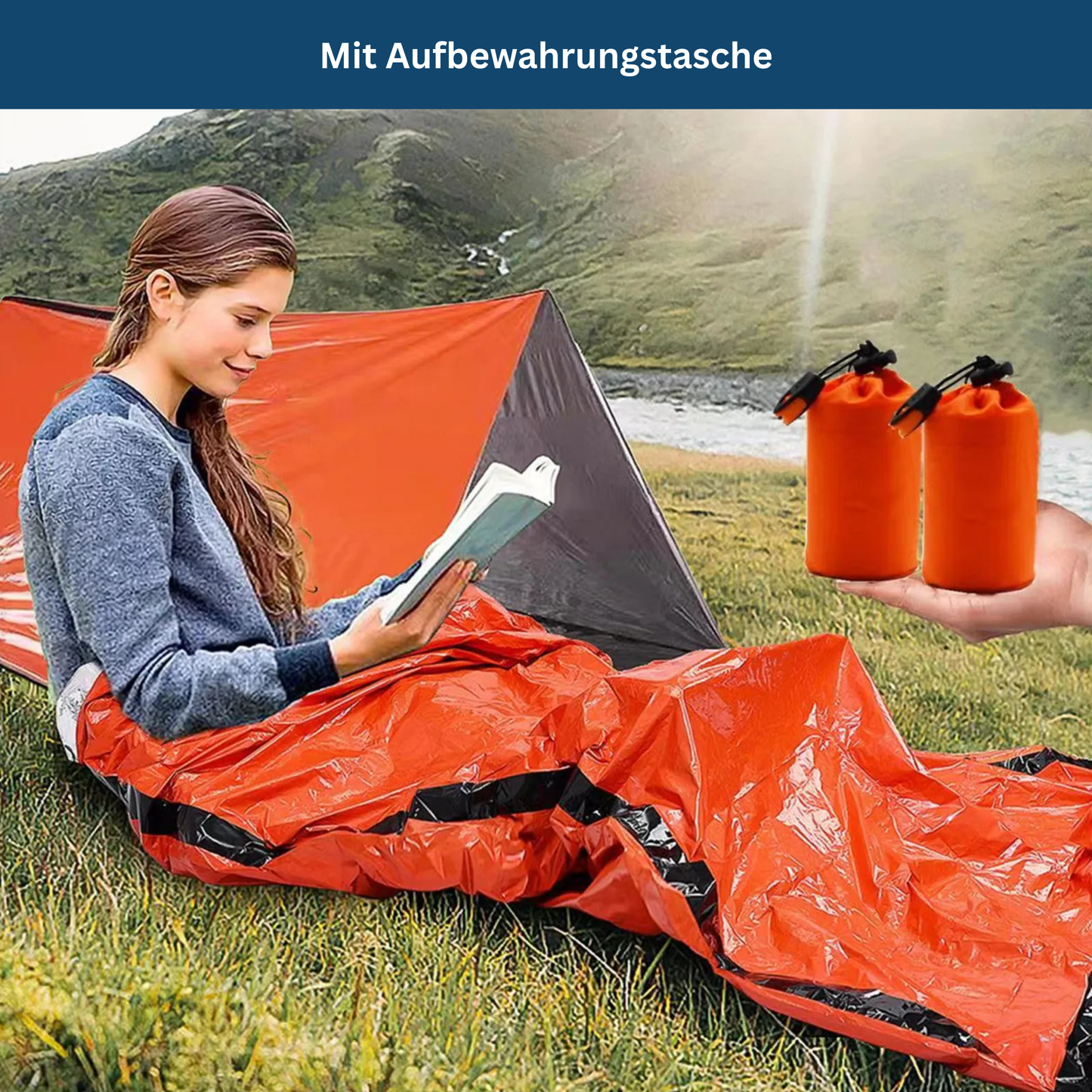 Emergency Sleeping Bag for Thermal Protection
