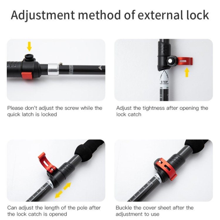 Lightweight Aluminum Hiking Poles for Trekking Adventures