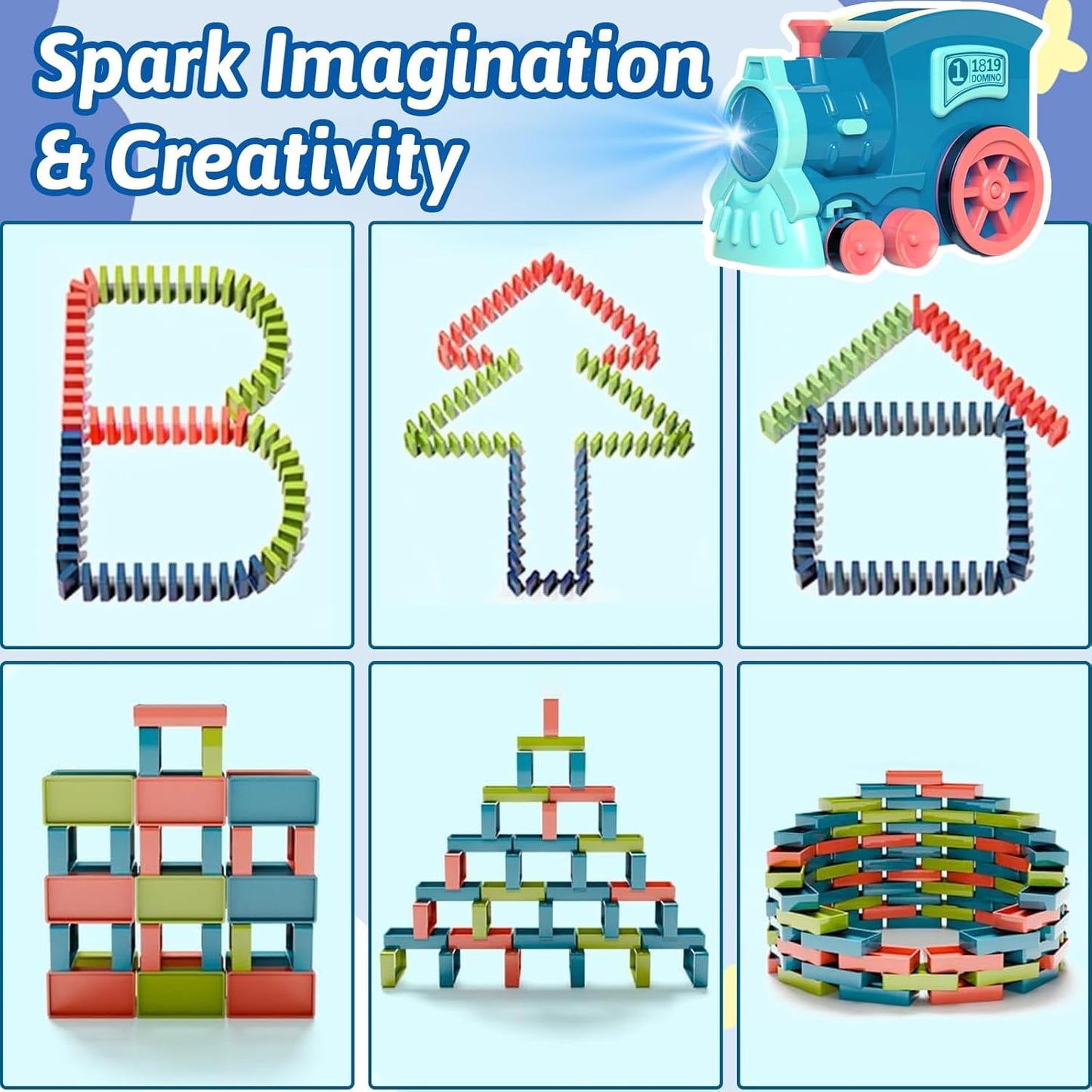 DominoExpress™ – Automatic Domino Train Toy