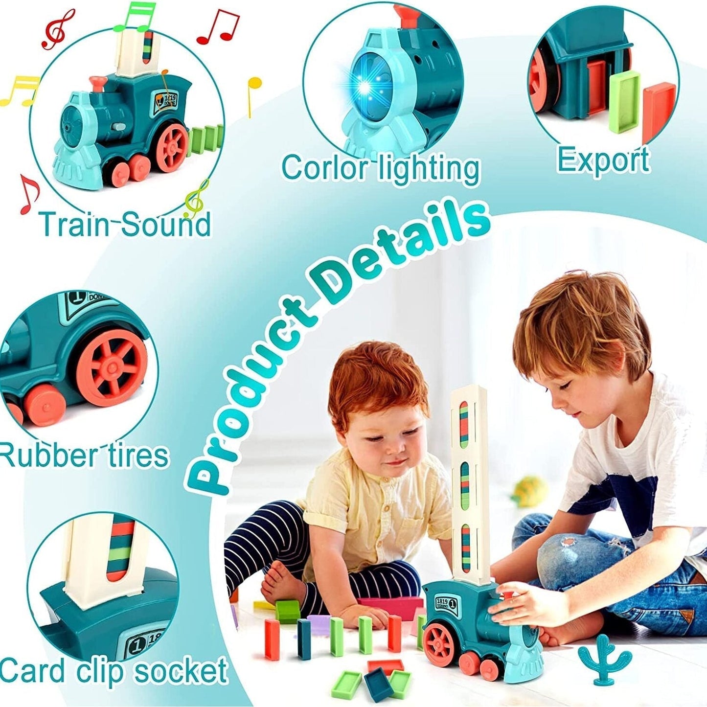 DominoExpress™ – Automatic Domino Train Toy