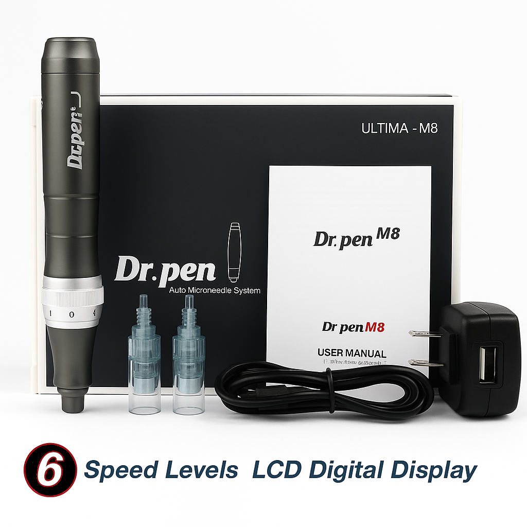 Microneedling Dermapen with USB Rechargeable Feature, 5 x 32Pin Cartridges