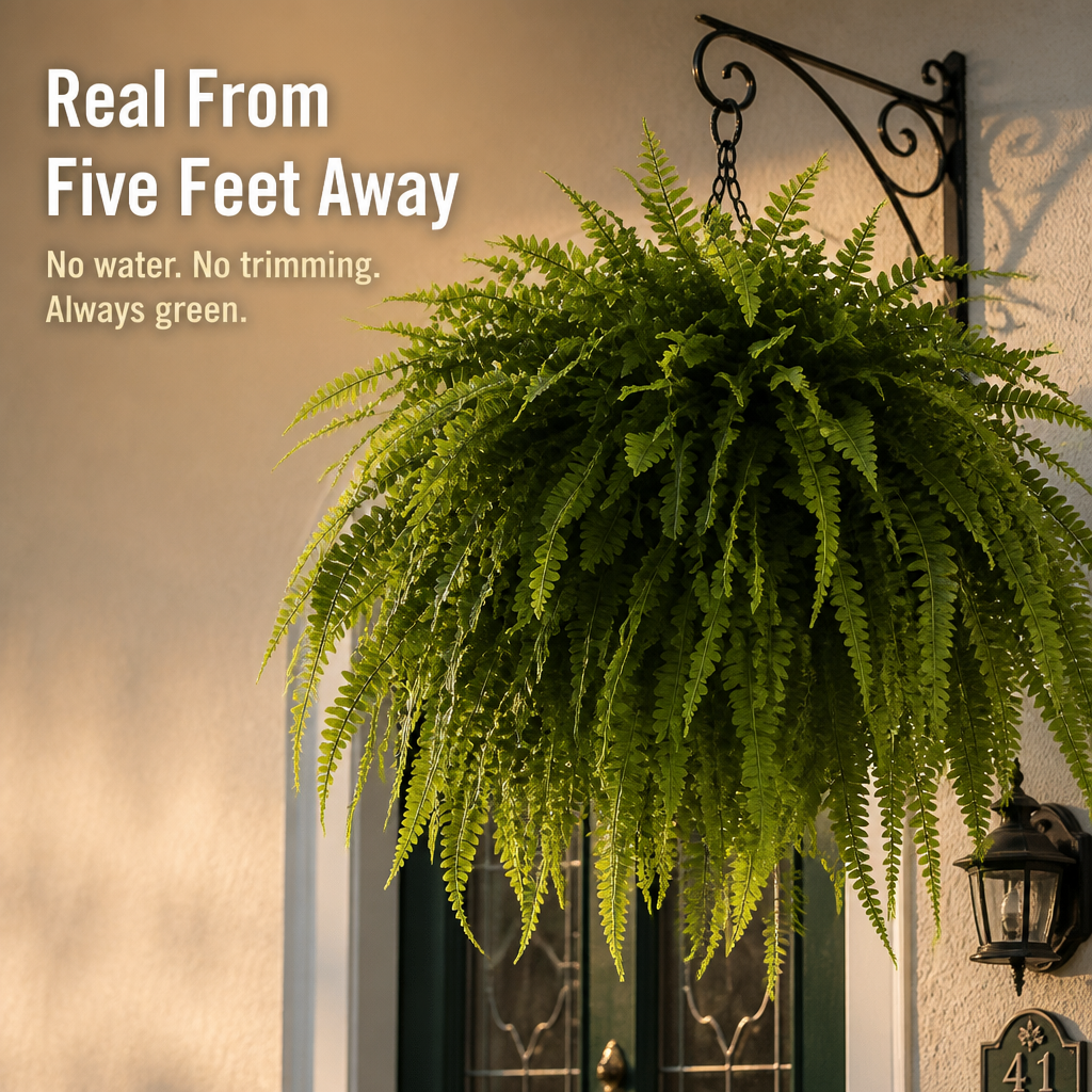 VeraFern — Fill Your Porch With Forever-Green Ferns That Never Need Watering