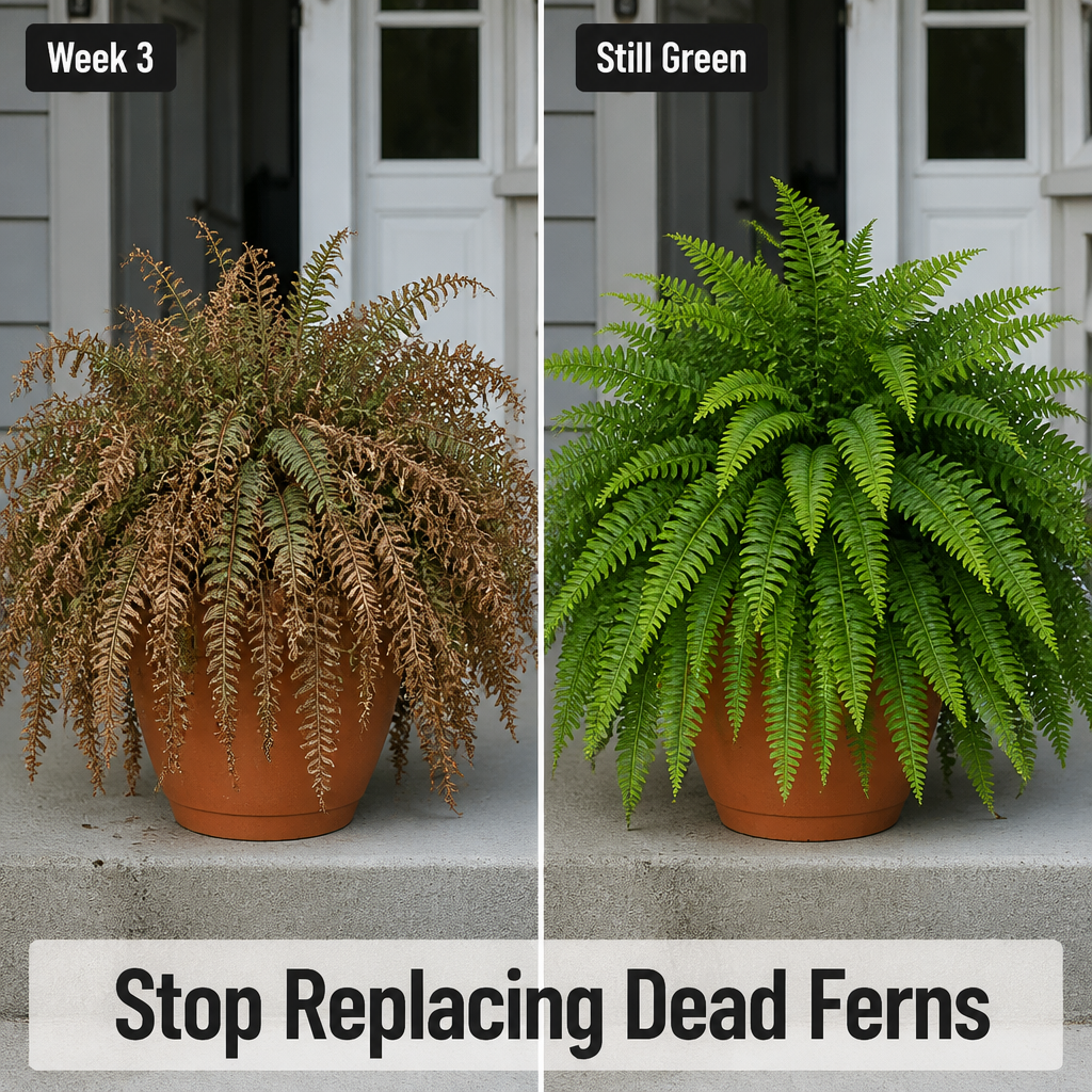 VeraFern — Fill Your Porch With Forever-Green Ferns That Never Need Watering