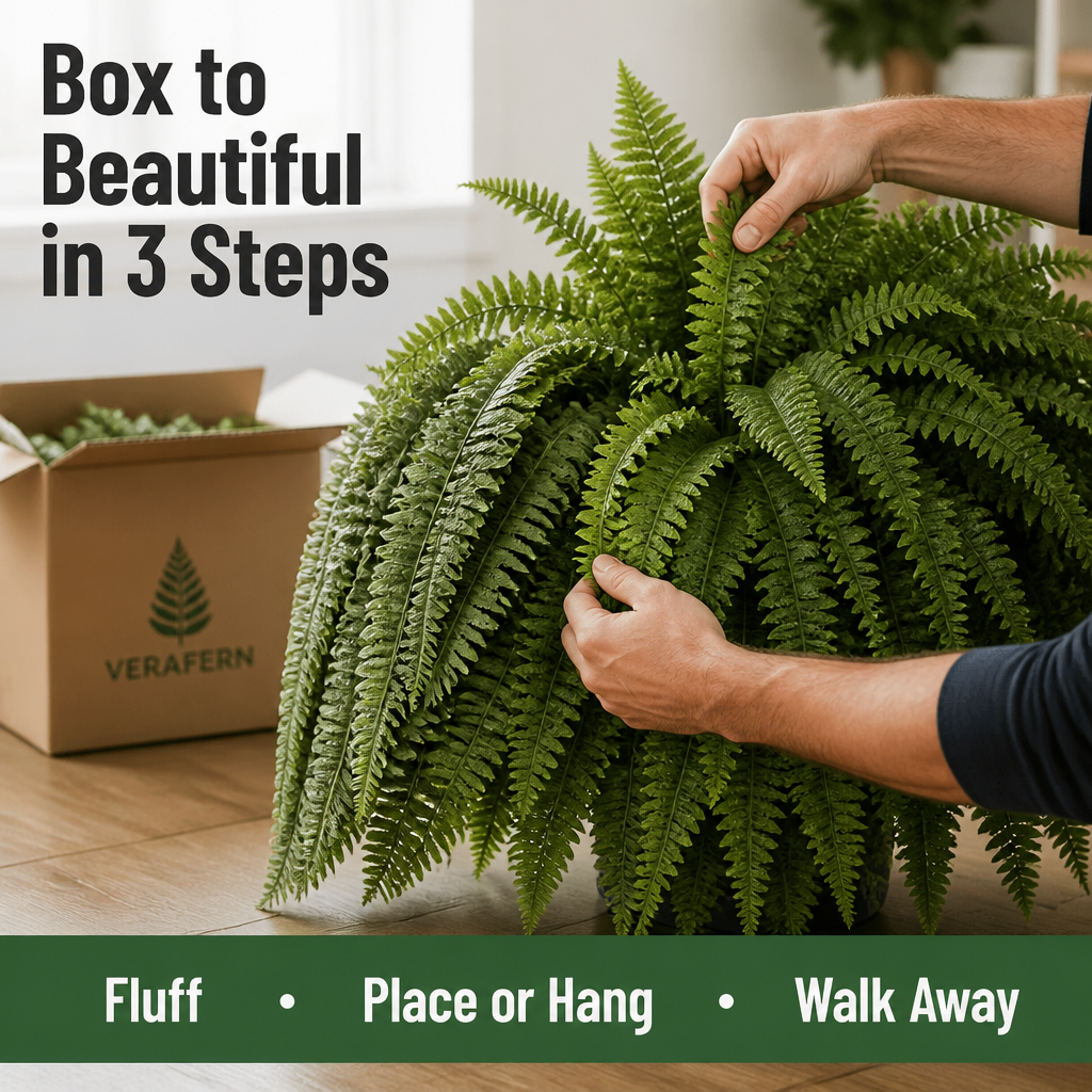 VeraFern — Fill Your Porch With Forever-Green Ferns That Never Need Watering