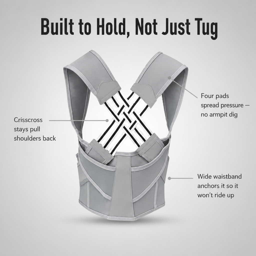 VertoLift — Sit and Stand Straighter Without the Armpit-Digging, Slipping Brace