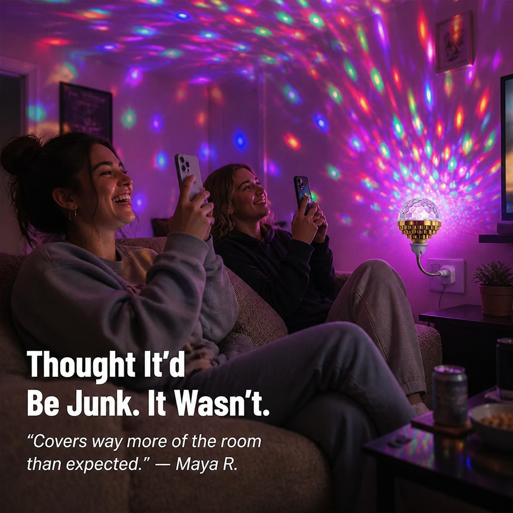 LumaPulse™ — Flood Any Room with Spinning Color in One Quick Twist