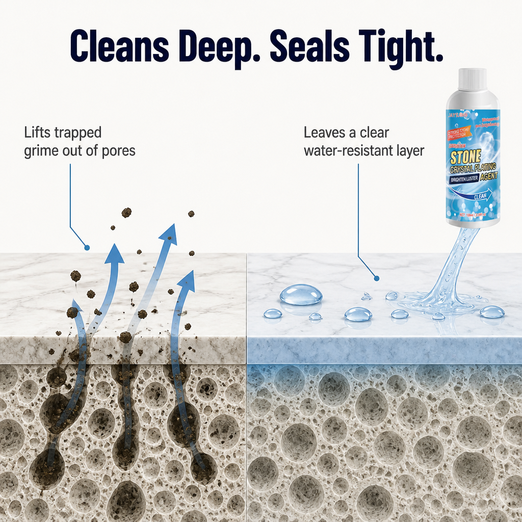CrystalSure™ — Lift Years of Stains and Seal Stone Shine in Minutes