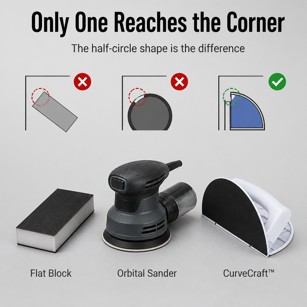CurveCraft™ — Sand Tight Corners and Curves Flat Blocks Can't Reach