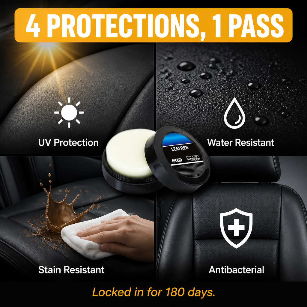 LustraHide™ — Revive Cracked, Faded Leather and Lock in Shine for 180 Days
