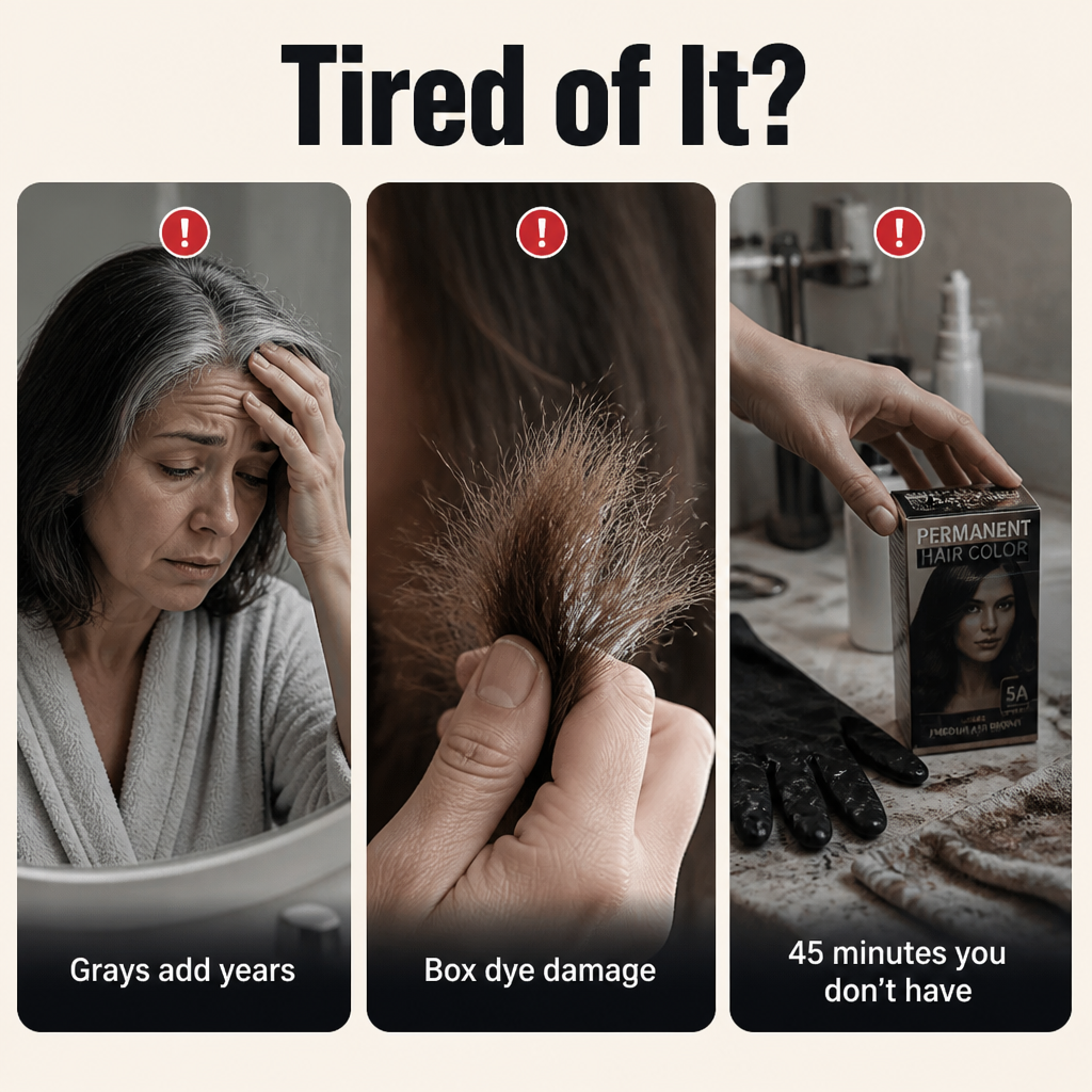 LuxeShade™ — Cover Stubborn Grays in 60 Seconds Without the Salon Mess