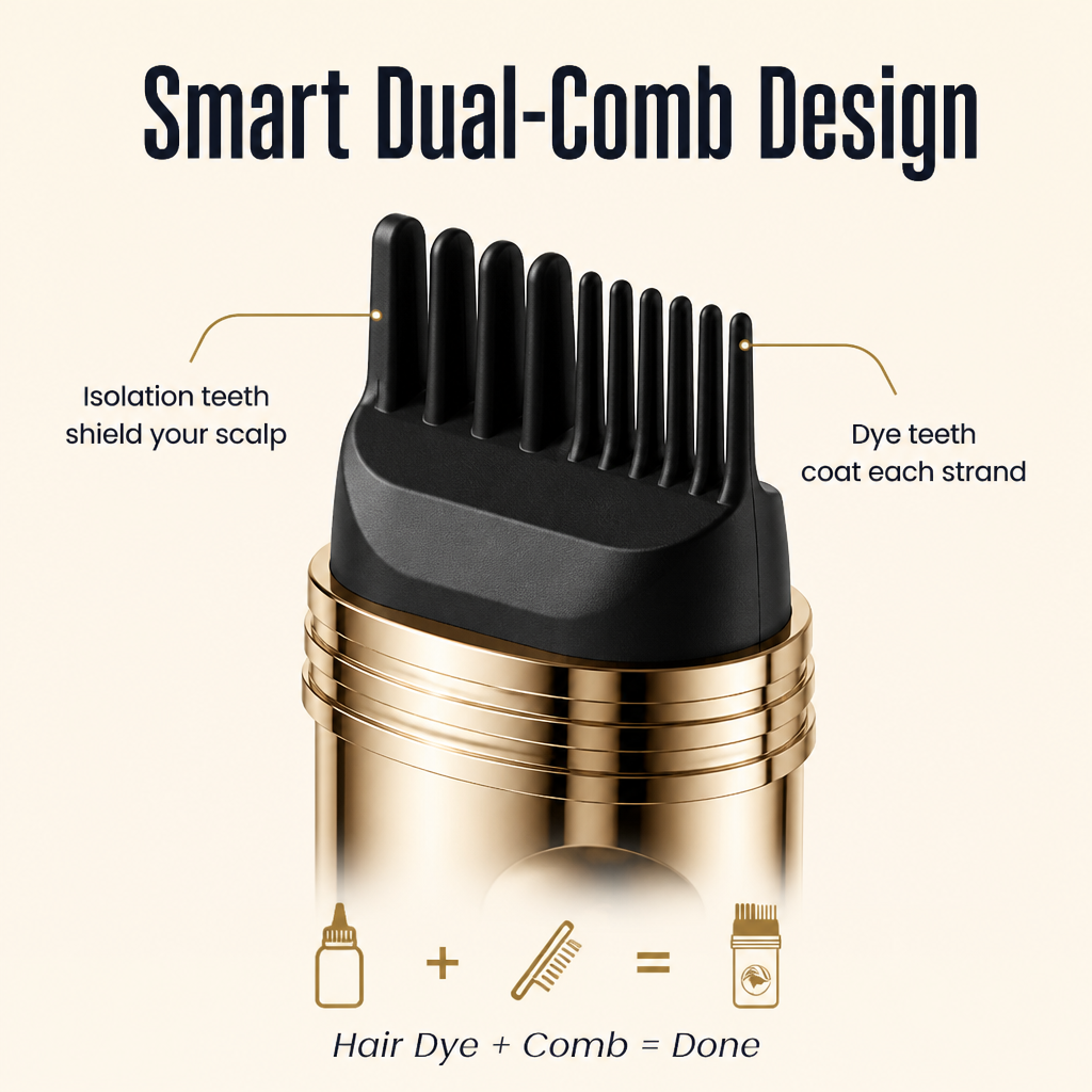 LuxeShade™ — Cover Stubborn Grays in 60 Seconds Without the Salon Mess