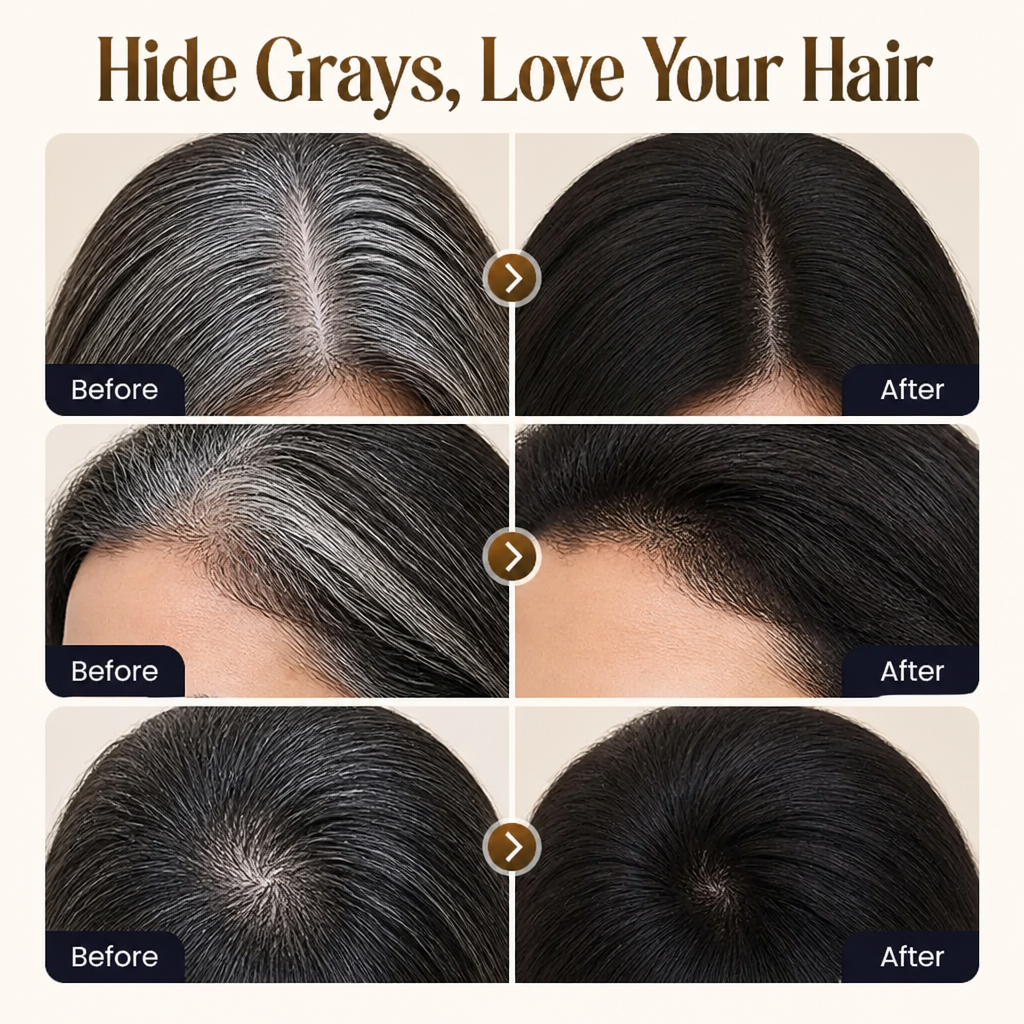 LuxeShade™ — Cover Stubborn Grays in 60 Seconds Without the Salon Mess