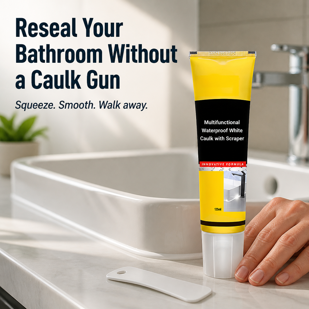 AquaShield™ — Reseal Bathroom and Kitchen Edges Without a Caulk Gun