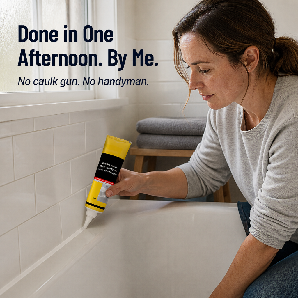 AquaShield™ — Reseal Bathroom and Kitchen Edges Without a Caulk Gun