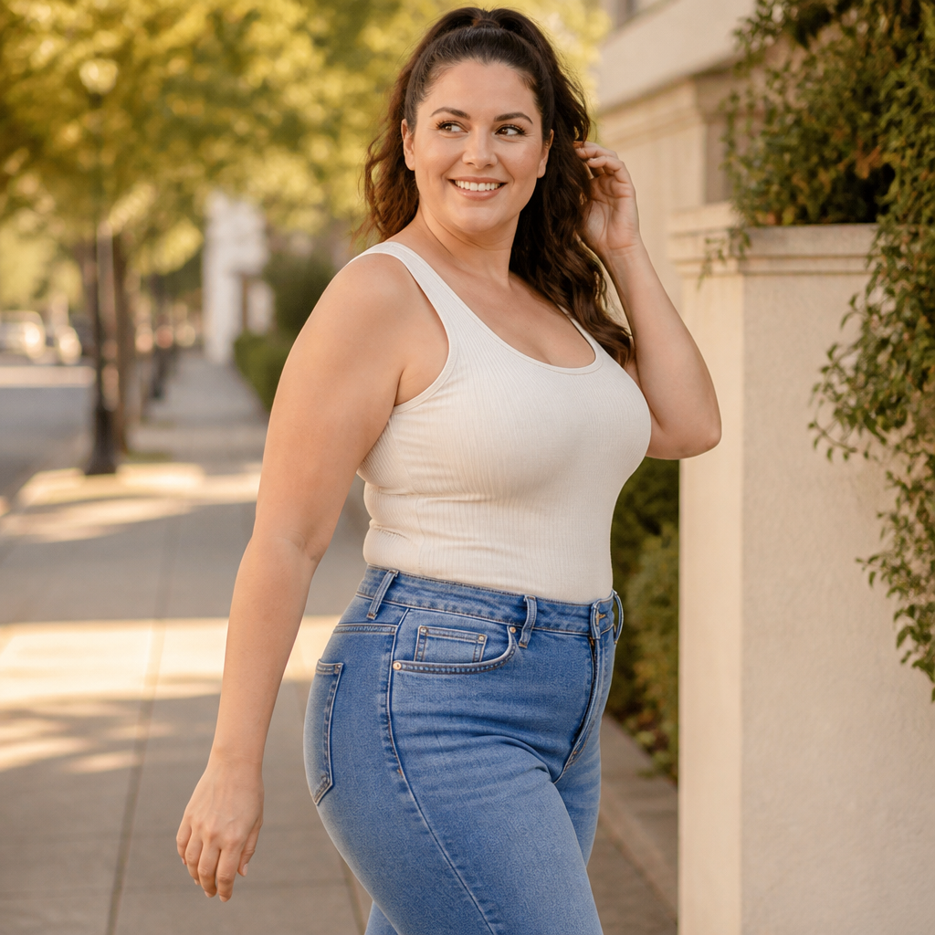 CurveCraft™ – Seamless High-Waist Shaping Brief with Instant Tummy Control