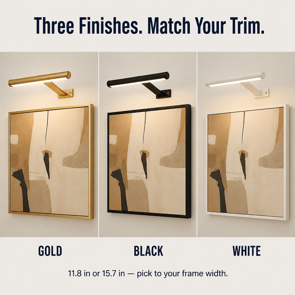 LumaRidge™ — Frame Every Wall in Warm Gallery Glow, No Electrician Needed