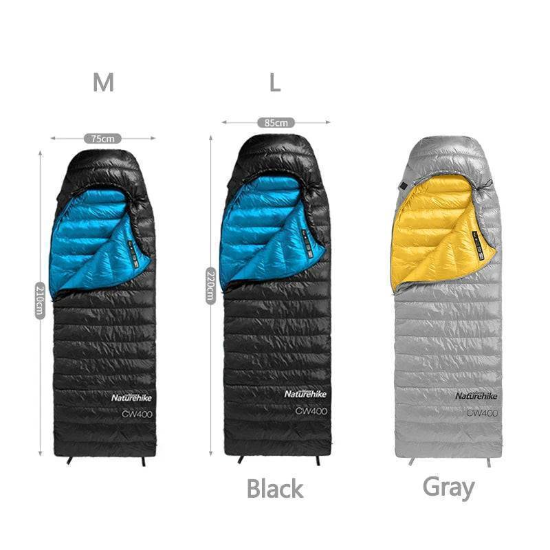 Lightweight Duck Down Sleeping Bag for Winter Camping